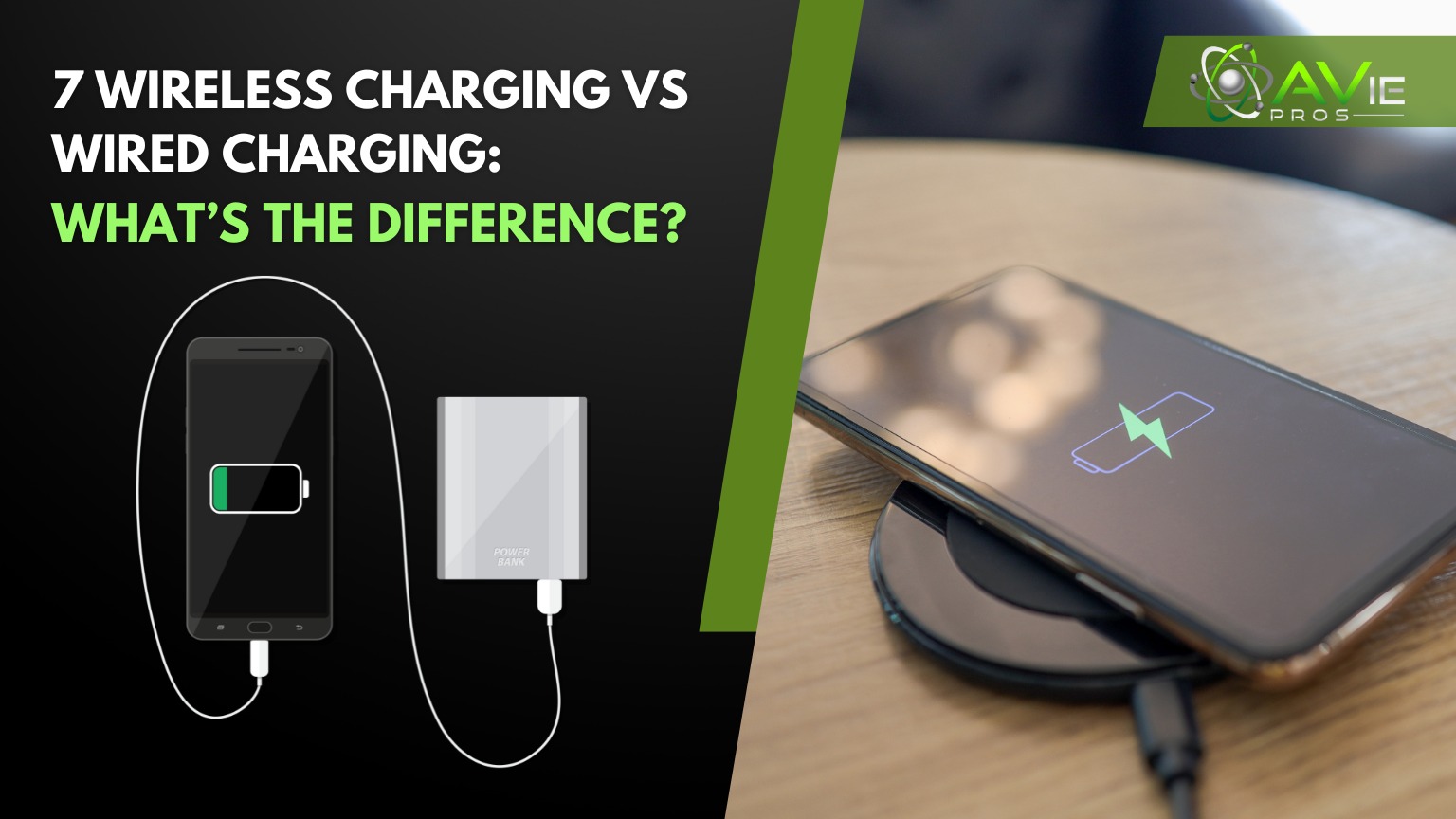 Diffrence between Wired and wireless charging