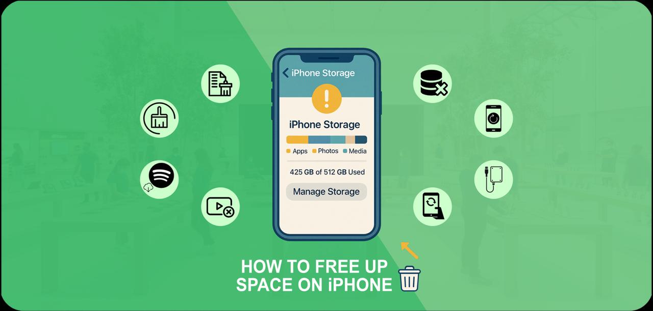 How to Free up Storage Space on iPhone