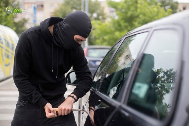 Car theft and Break in