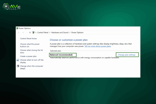 Choose right power plan
