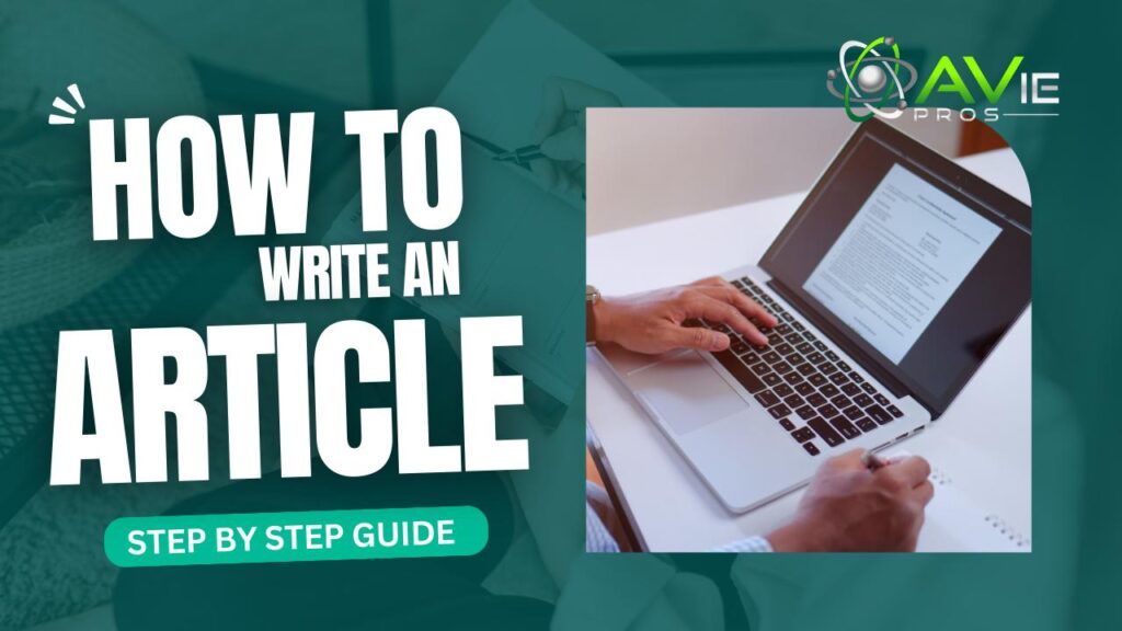 How to Write an Article