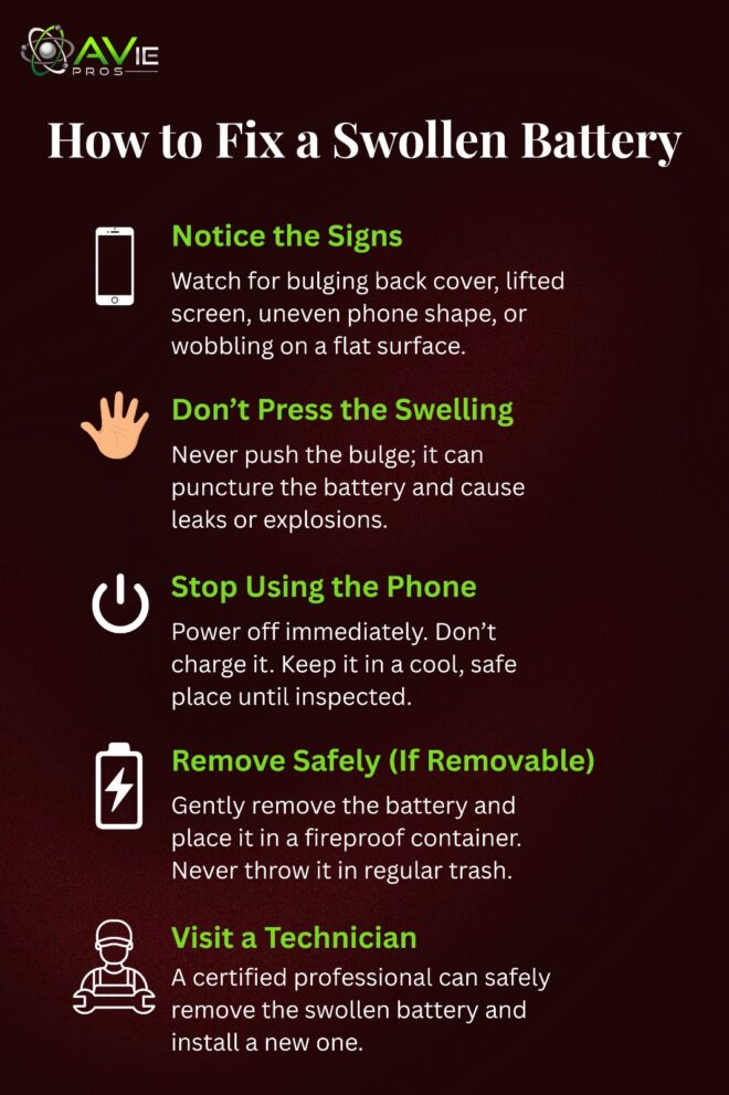 How to fix battery Swell